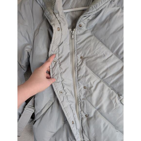Vintage 1st Down Goose Down Puffer Jacket Light Blue Women's Medium Made USA - Picture 11 of 16